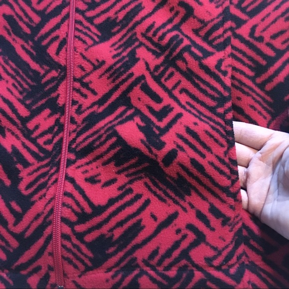 ALIA Women’s Zip Up Vest Red Black Size Small - Picture 5 of 6